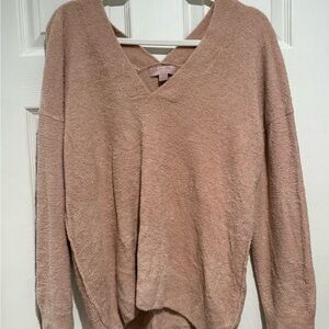 Barefoot Dreams Soft Pink V-Neck Sweater